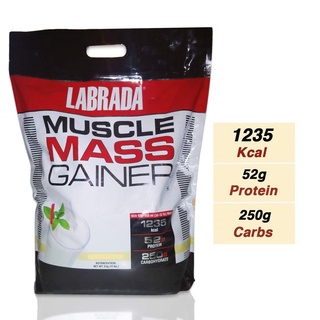 Sữa tăng cân labrada muscle mass gainer 12lbs 5.4kg