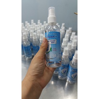 (thanh lý giá vốn) Nước rửa tay khô super clean - 100ml - Phun sương - Có kiểm định - Có hồ sơ công bố