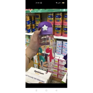 Bình Tập Uống Nước Kèm Ống Hút 2 Dung Tích 270ml và 400ml Cho Bé