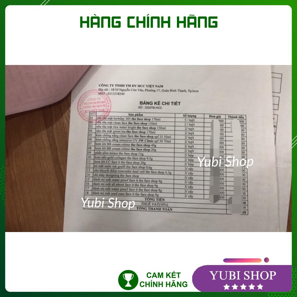Phấn phủ siêu mịn THE FACE SHOP Gold Collagen SPF30PA+++ Hàn Quốc chính hãng - YUBI SHOP