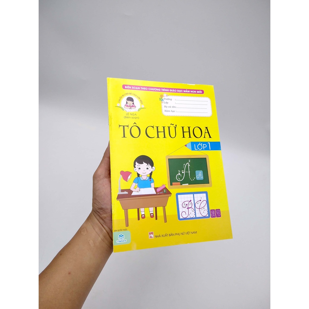 Sách Chuẩn Bị Cho Bé Vào Lớp 1 - Tô Chữ Hoa Lớp 1