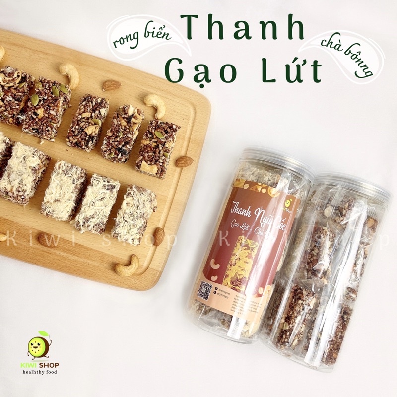 Thanh gạo lứt ngũ cốc dinh dưỡng vị rong biển *KIWISHOP-HEALTHY*