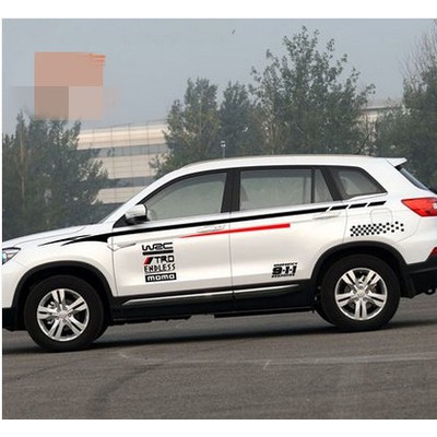 Bộ Tem Decal WRC 911 Dán Sườn Xe ô Tô Suv, Xe 7 Chỗ Ms-219