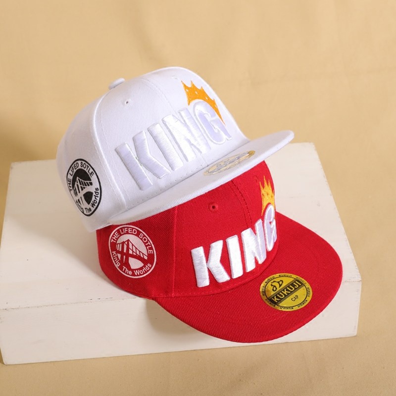 Mũ Lưỡi Trai Thêu Chữ KING Hàn Quốc Thời Trang Cho Bé