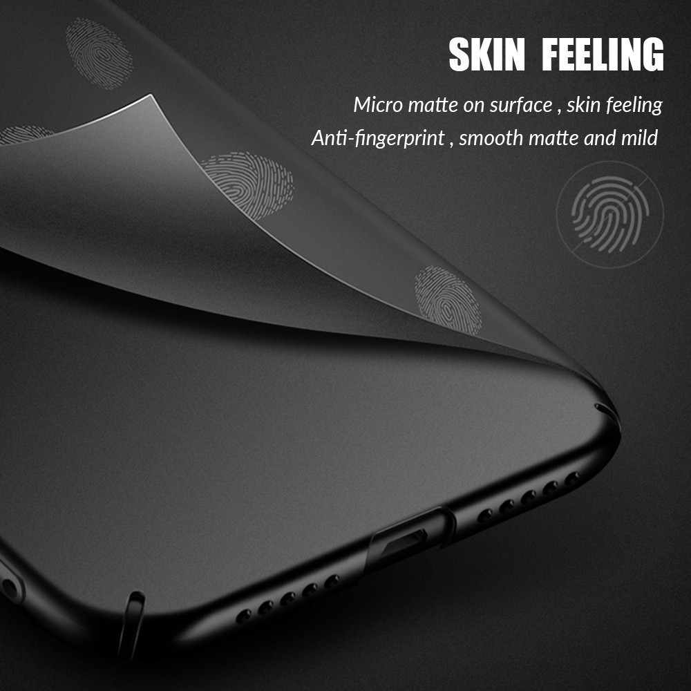 Ốp điện thoại PC siêu mỏng bề mặt mờ cho iPhone 6 6s 7 8 plus X XR XS MAX 11 PRO MAX