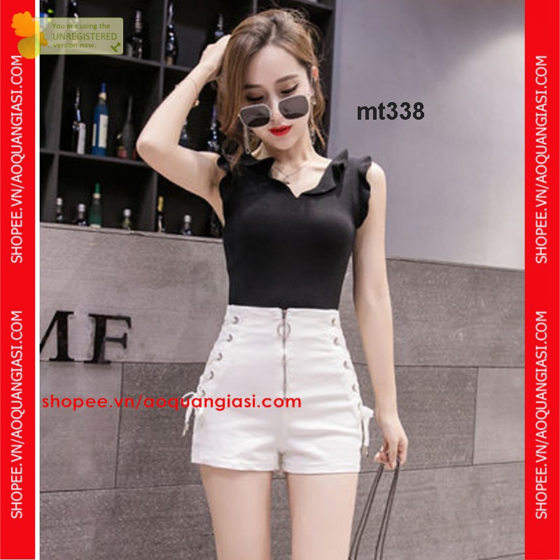 Quần short dây kéo trước đan dây hông MT338, mt406, mt1000, mt261, mt752, mt686 aoquangiasi.com