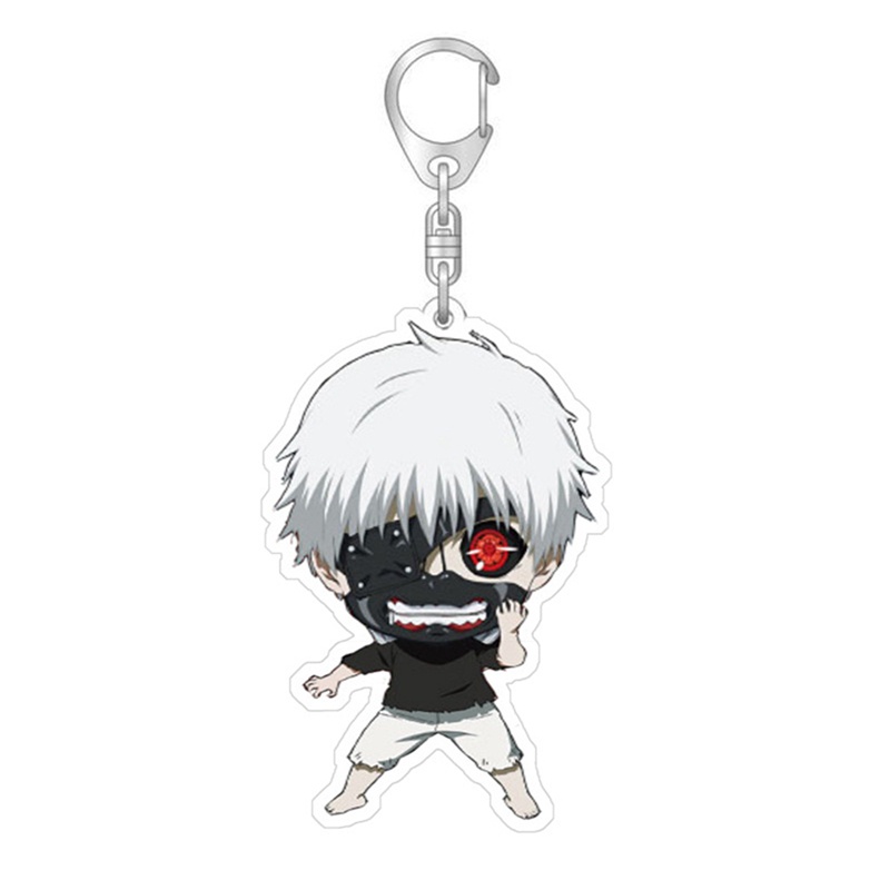 Móc Khóa acrylic Hai Mặt In Hình Nhân Vật Jinmuyan Trong Tokyo ghoul