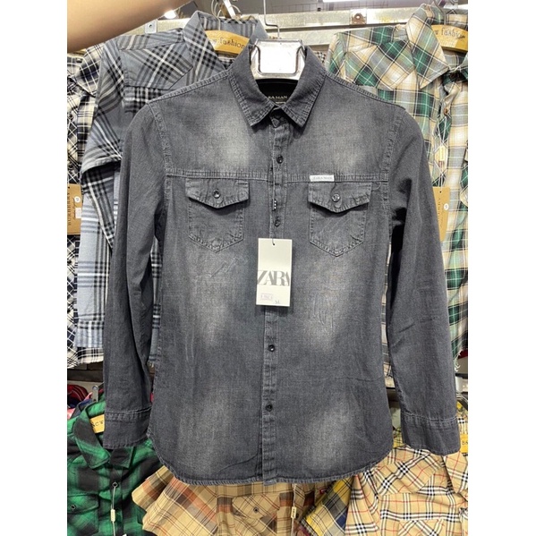 Áo sơ mi bò nam/ áo jeans nam 2022