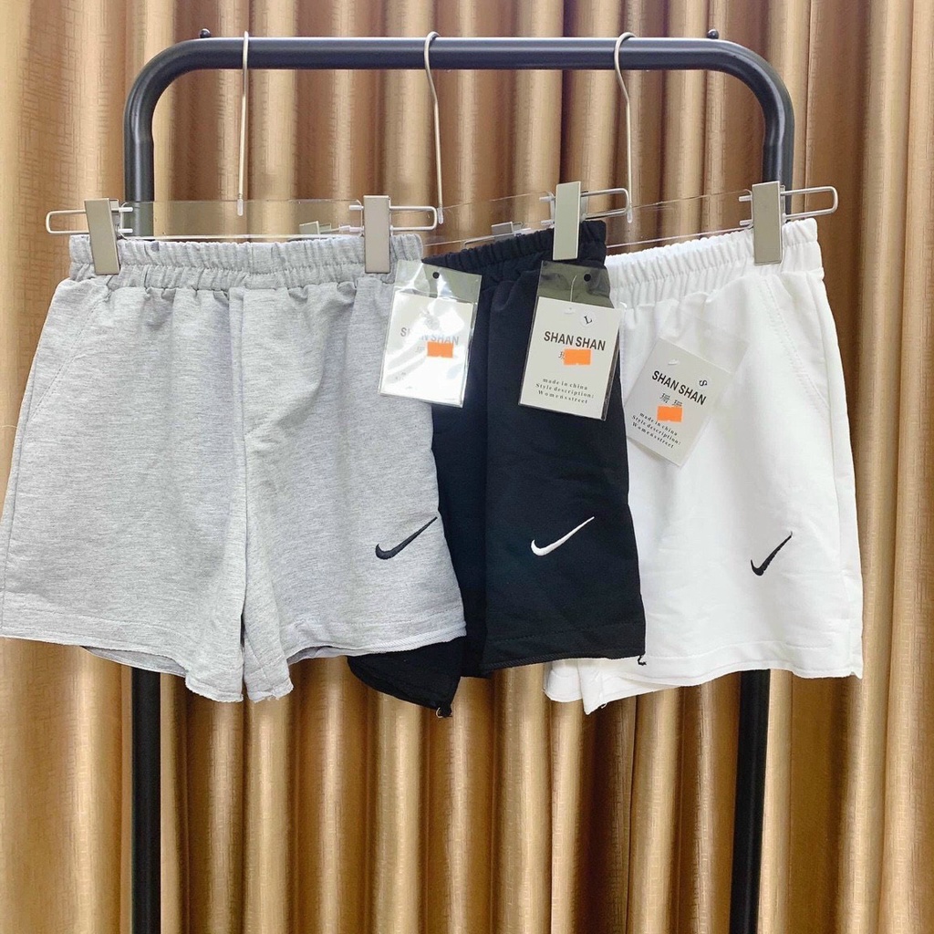 Quần short lửng da cá mềm mịn mát mẻ unisex thời trang 1kenz