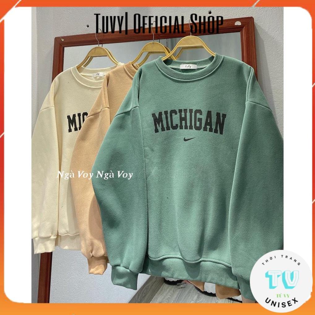 Áo Nỉ Nam Nữ TUVYSHOP ÁO SWEATER CHỮ NEW NỈ BÔNG CỰC ẤM Unisex Form Rộng Dày Ấm Tay Dài Nhiều Màu