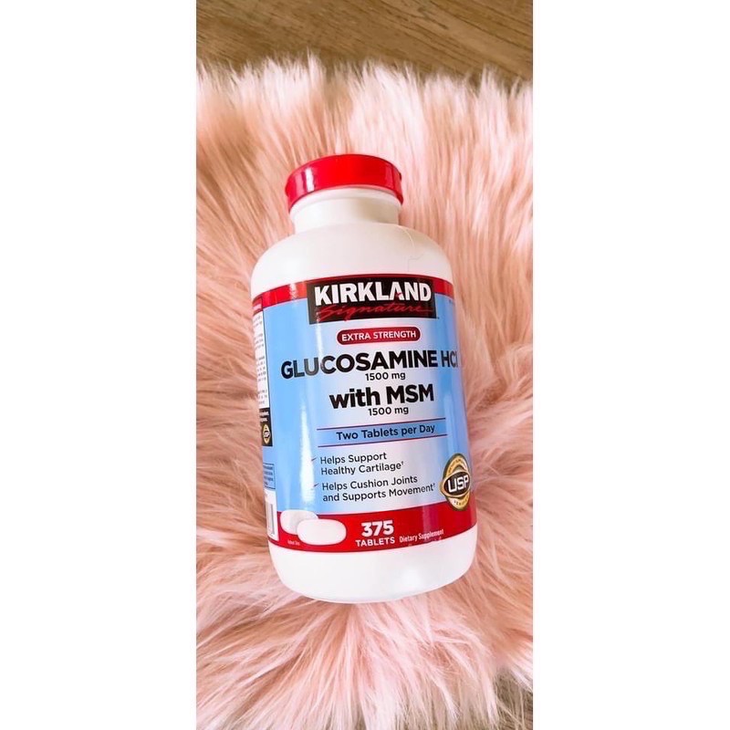 glucosamine HCL 1500mg+MSM 1500mg 375 viên