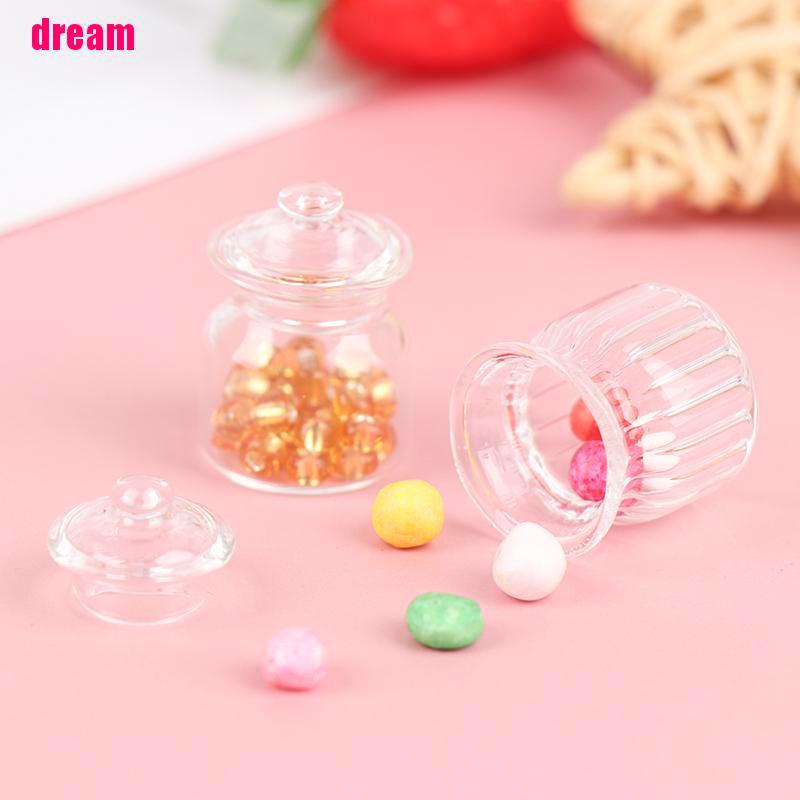 Lọ Thủy Tinh Trang Trí Nhà Búp Bê Tỉ Lệ 1: