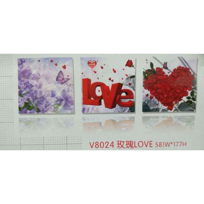 Tranh thêu chữ thập 5D love