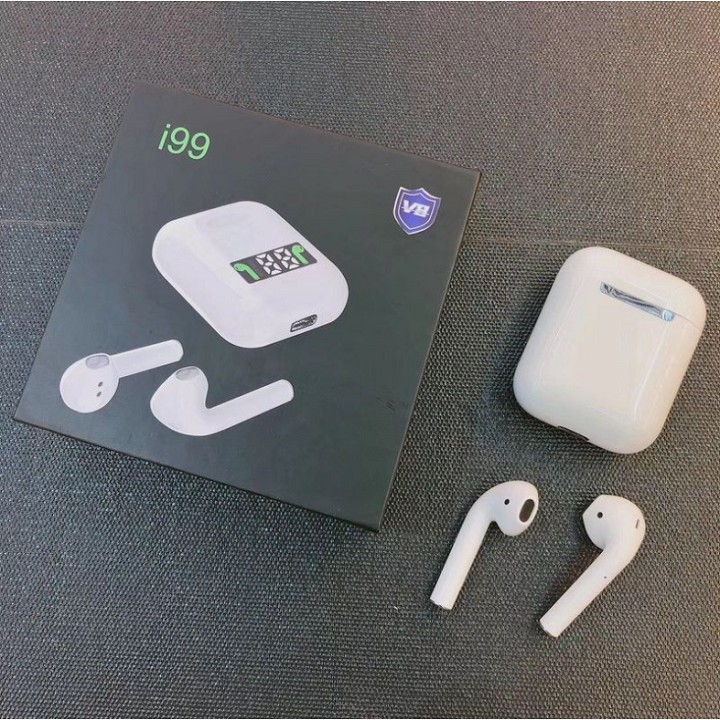 Tai Nghe Bluetooth 5.0, Tai Nghe Bluetooth I99 Super Bass Hỗ Trợ Sạc Không Dây Màn Hình LED