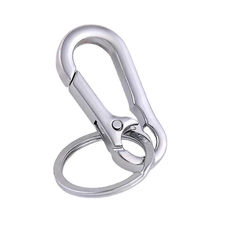 Móc Khóa Đeo Thắt Lưng Bằng Thép Không Gỉ Hình Quả Bầu Cổ Điển Thời Trang Chống Thất Lạc Cho Nam