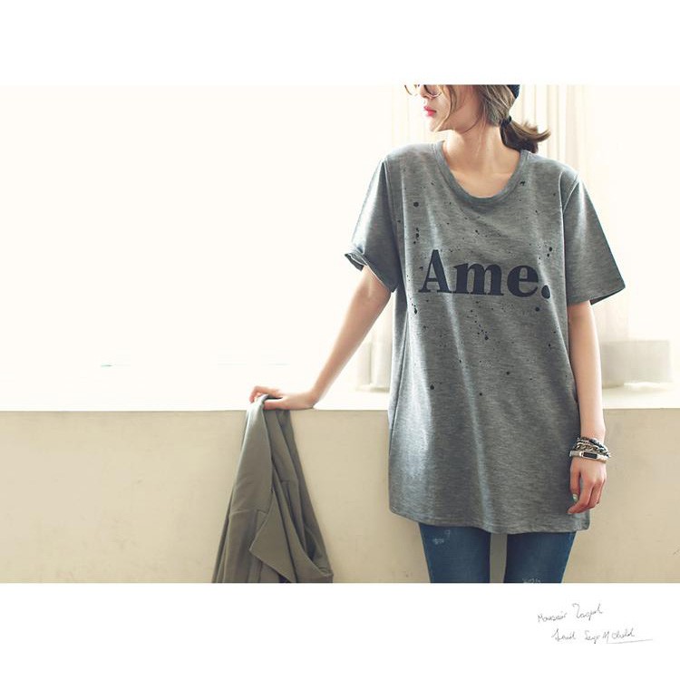 Áo thun nữ form rộng tay ngắn Emilyshop