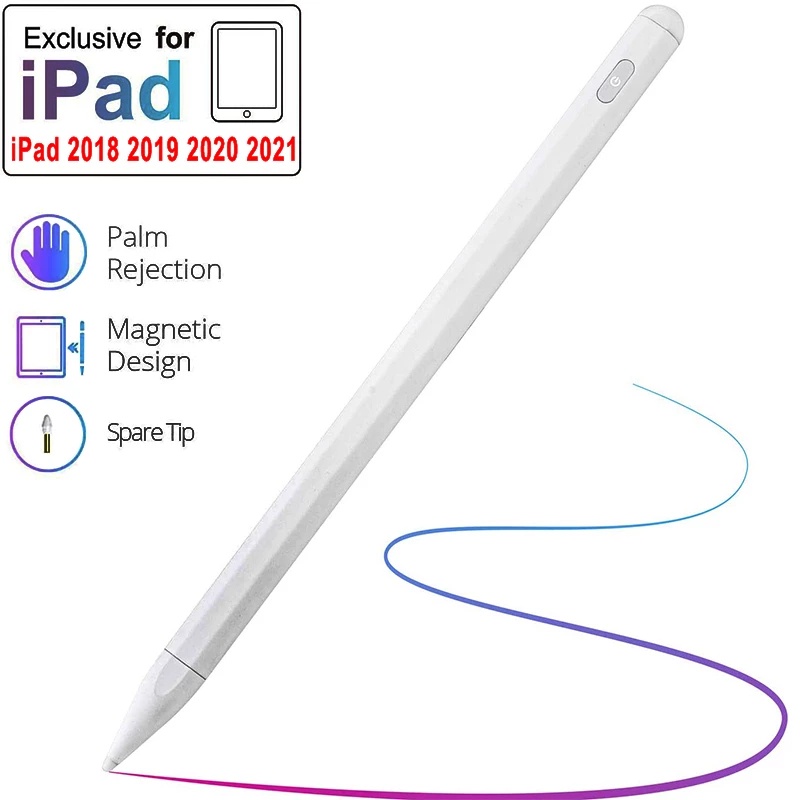 Bút cảm ứng cho iPad 10.2 9th 8th 7th Gen 9.7 6th Air 4 3 Pro 11 12.9 2021 2020 2018 Mini 6 5