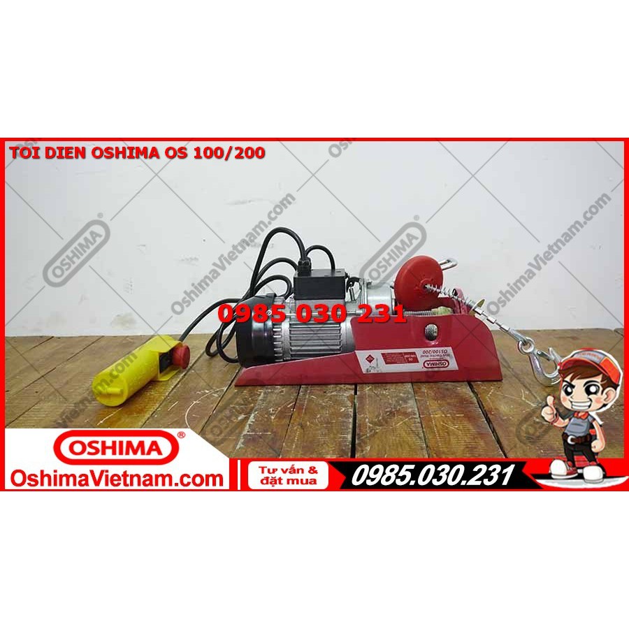 Máy tời điện Oshima OS 100/200