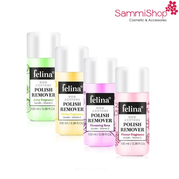 Felina Nước Chùi Móng Không Acetone Felina 100ml