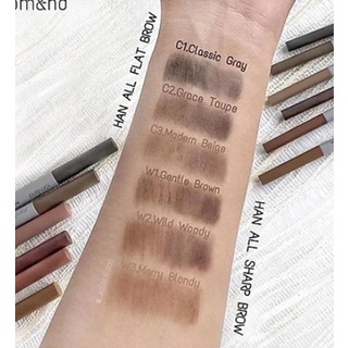 Chì kẻ mày nét mảnh 3 trong 1 cho đôi chân mày hoàn hảo, sắc nét romand han all sharp brow