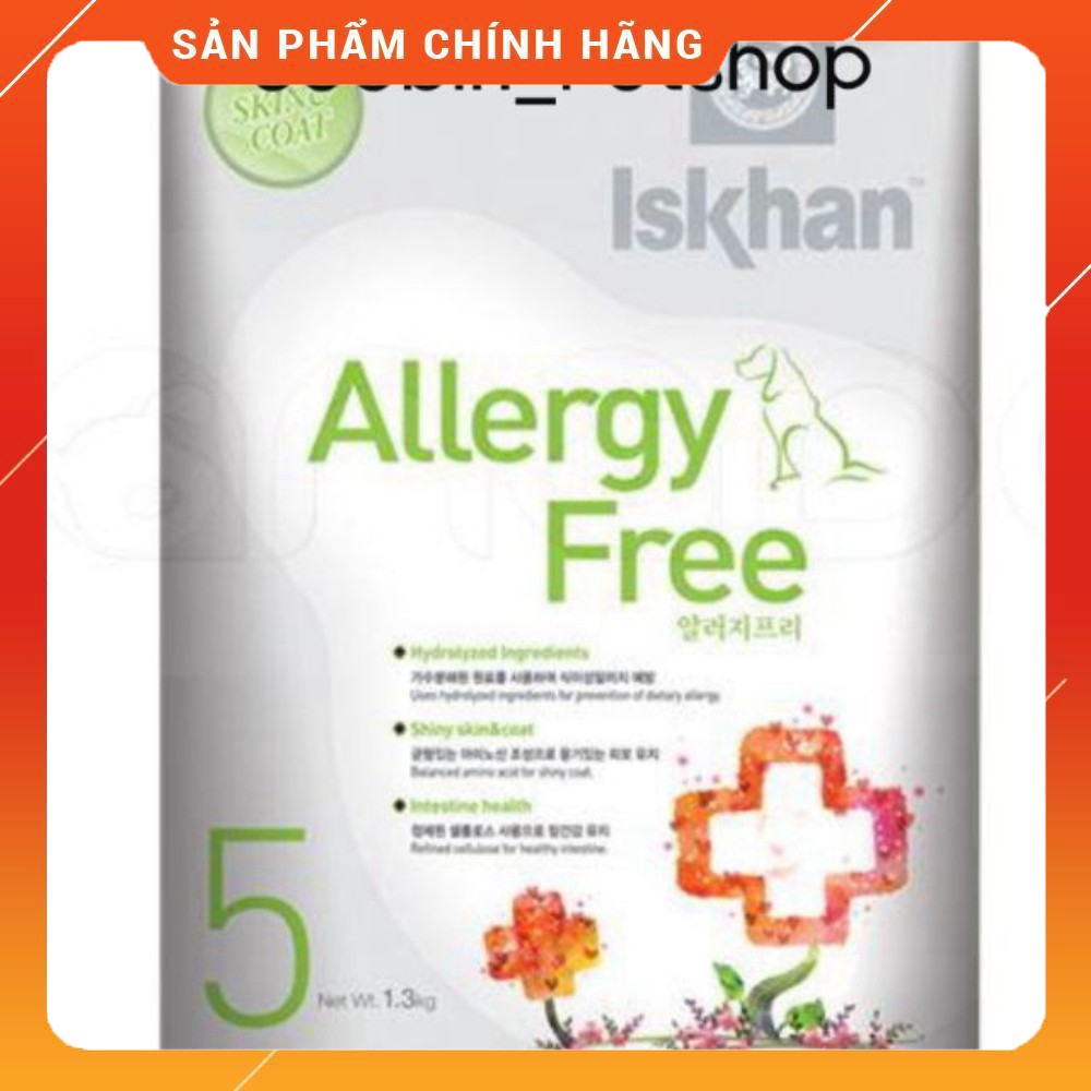 1.2kg thức ăn cho chó dị ứng Iskhan Allergy free