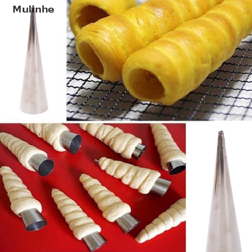 1 Dụng Cụ Làm Bánh Sừng Bò Bằng Thép Hình Nón
