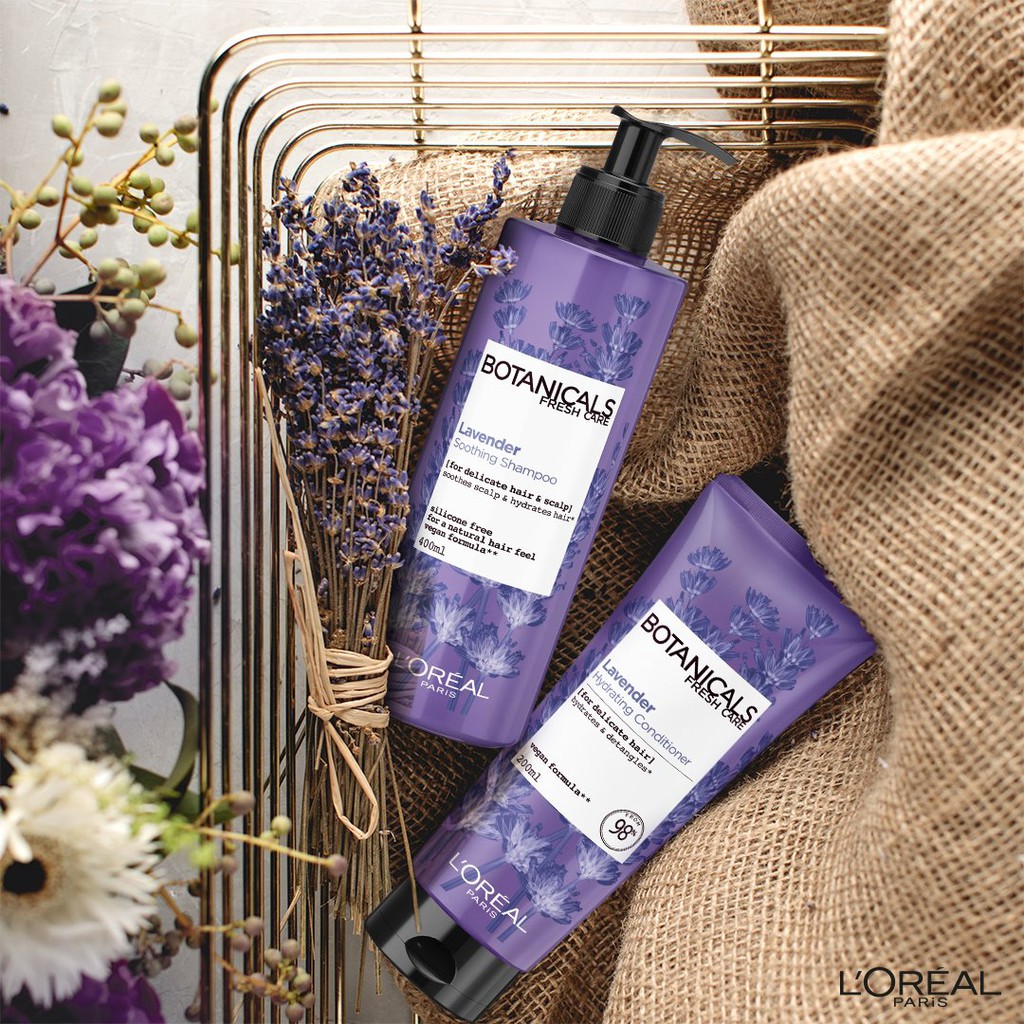 CẶP GỘI và XẢ DÀNH CHO TÓC HƯ TỔN, THIẾU SỨC SỐNG LOREAL BOTANICALS OẢI HƯƠNG - Hàng nhập Đức