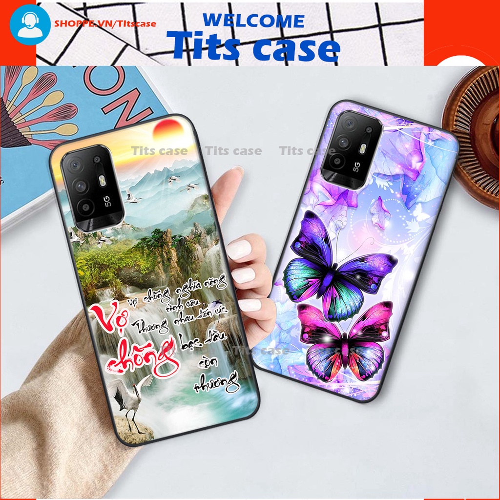 Ốp lưng  Oppo A94 5G in hình thiên nga,hoa may mắn, đặc sắc ĐỘC - LẠ - BỀN