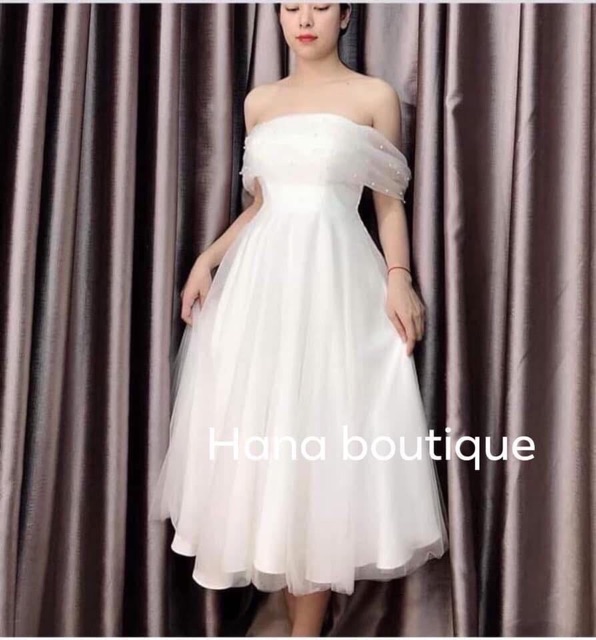 Đầm công chúa phối lưới đính ngọc kèm hình thật | BigBuy360 - bigbuy360.vn