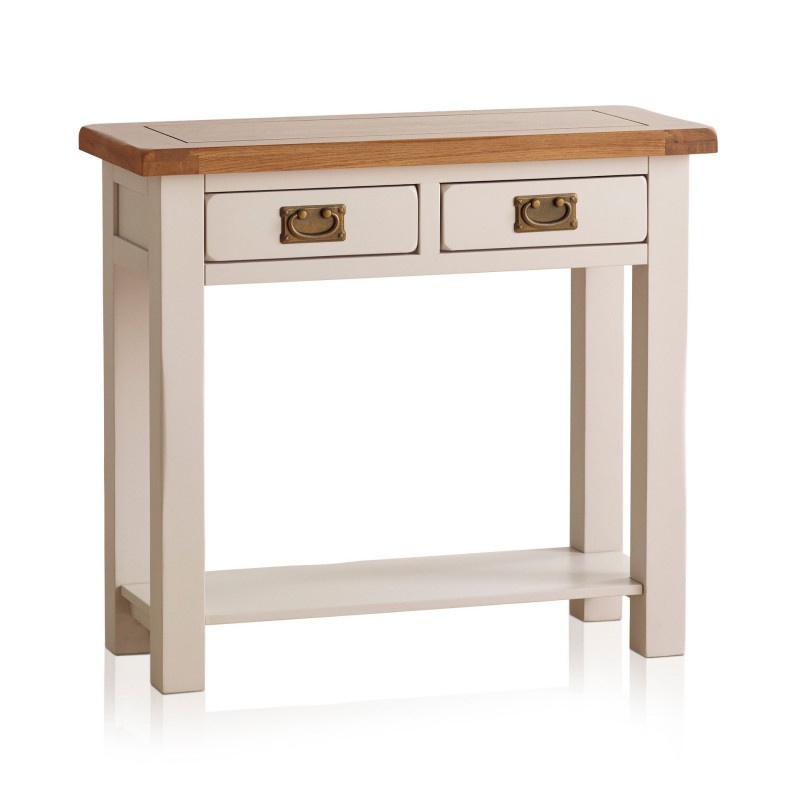 Bàn console 2 ngăn kéo Kemble gỗ sồi IBIE