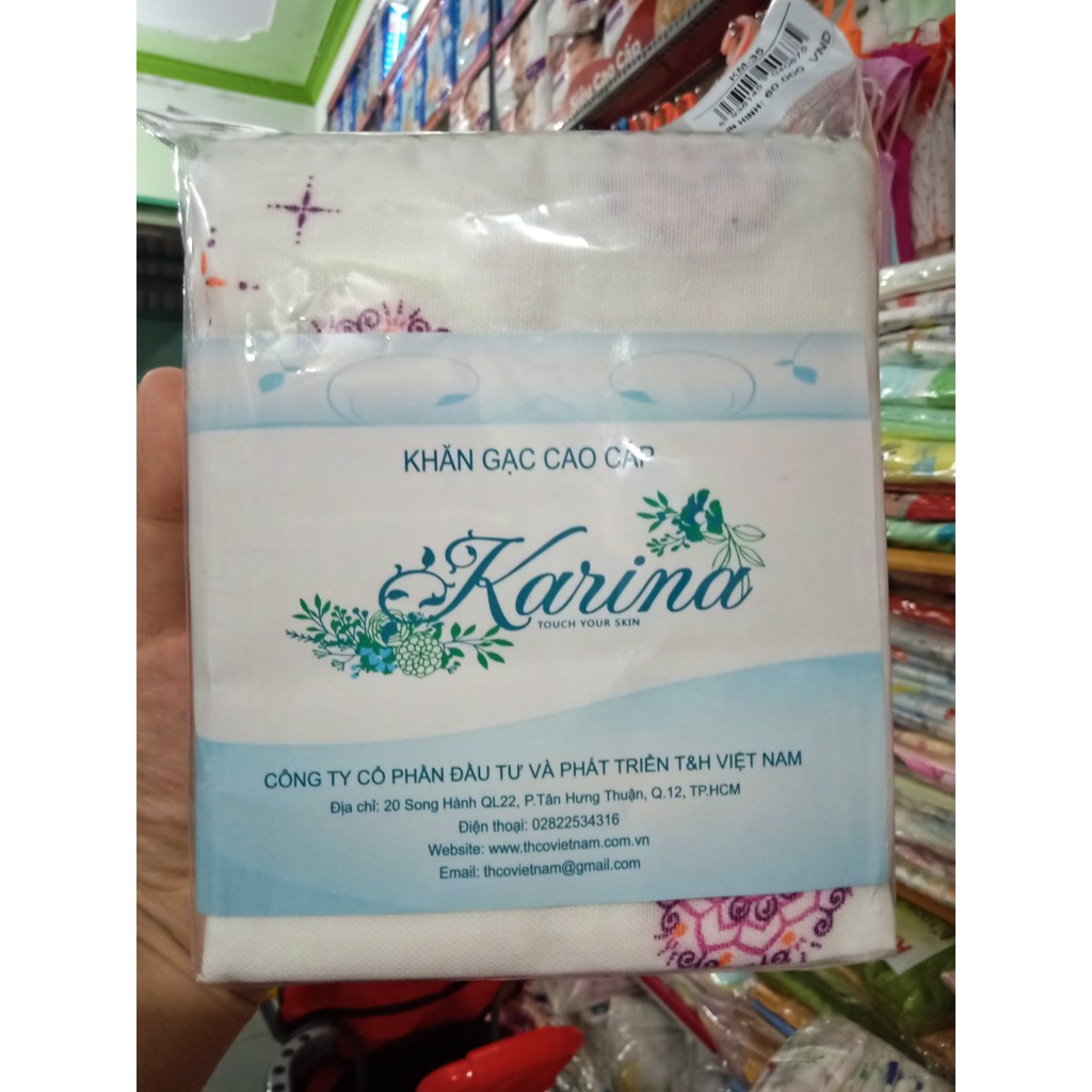 BỘ 10 CÁI KHĂN GẠC CAO CẤP KARINA