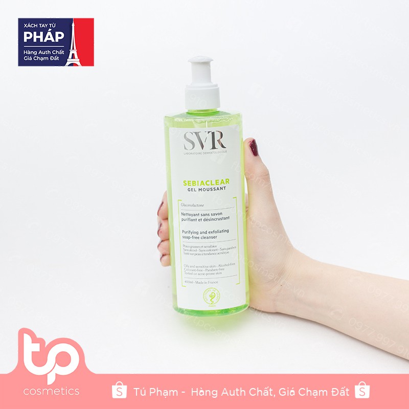 Sữa Rửa Mặt SVR Sebiaclear Gel Moussant 400ml