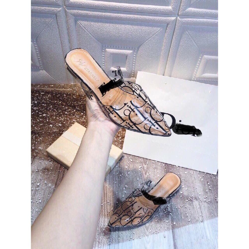 FREESHIP_ GIÀY SỤC QUAI TRONG HỌA TIẾT CHỮ DR CỰC XINH (M6182) KHO GIAY PHƯƠNG LINH | BigBuy360 - bigbuy360.vn