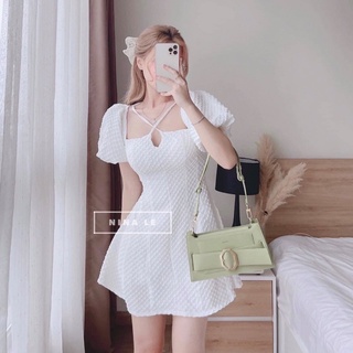 ĐẦM XỐP CHÉO NGẮN BIGSIZE
