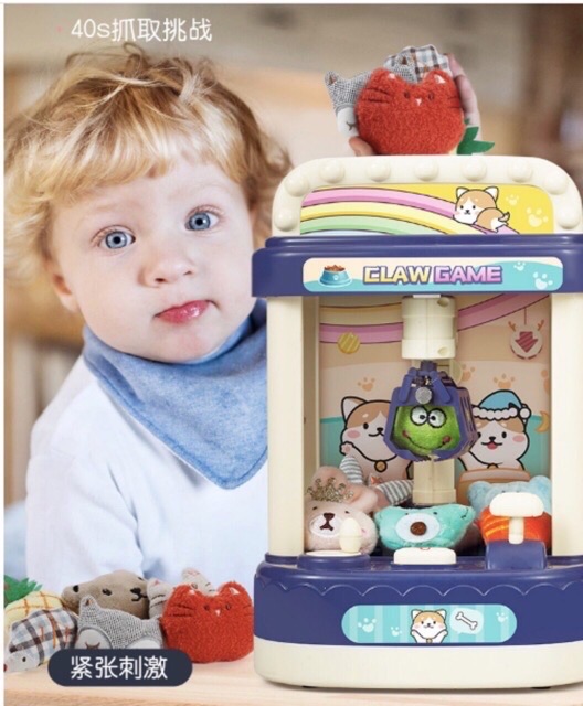 Đồ chơi MÁY GẮP THÚ MINI - kèm gấu bông