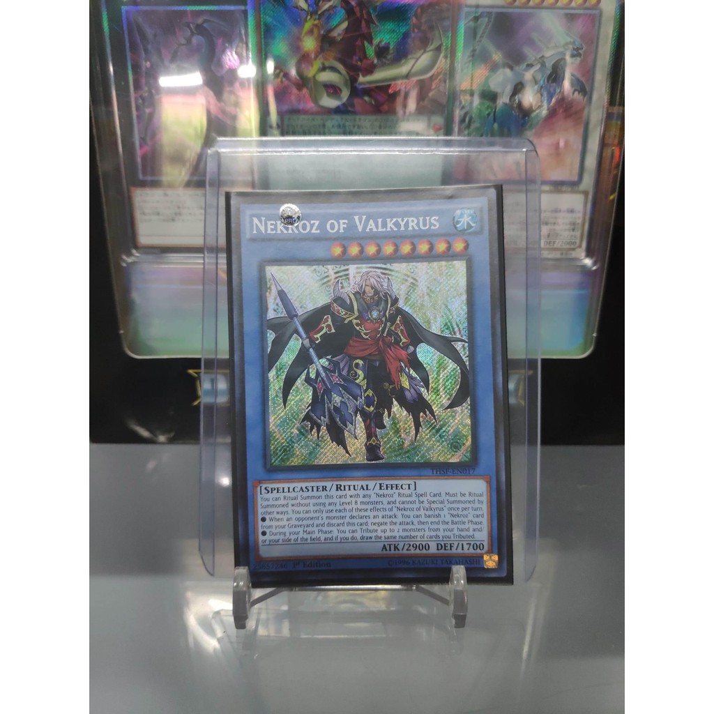 [ Dưa Hấu Yugioh ] Lá bài thẻ bài Nekroz of Valkyrus – Secret Rare - Tặng bọc bài nhựa bảo quản