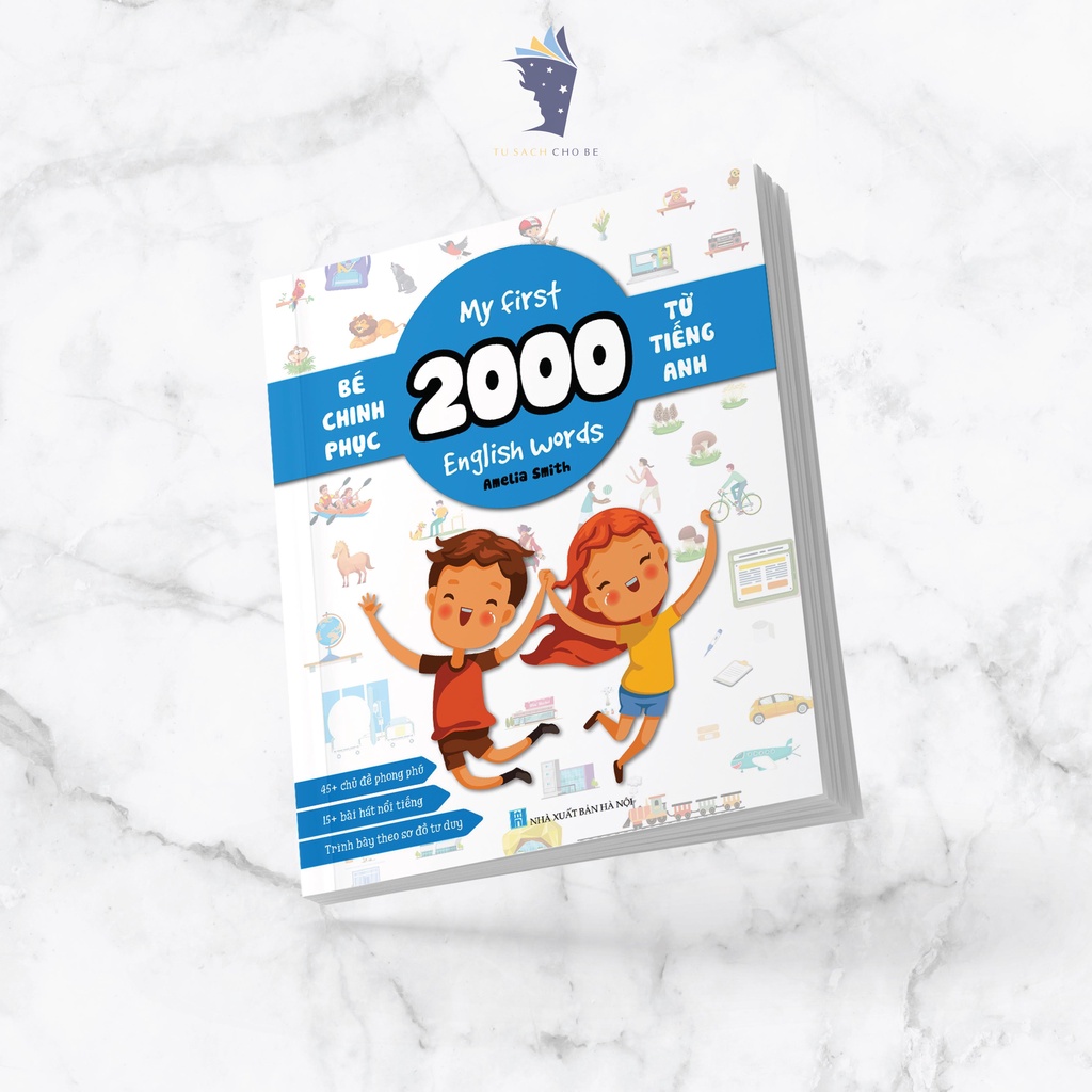 Sách - Bé Chinh Phục 2000 Từ Vựng Tiếng Anh - My First 2000 English Words