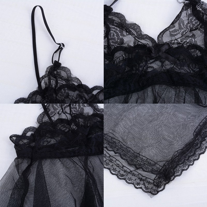 Đầm Ngủ Ren Xuyên Thấu Gợi Cảm Cho Nữ | BigBuy360 - bigbuy360.vn