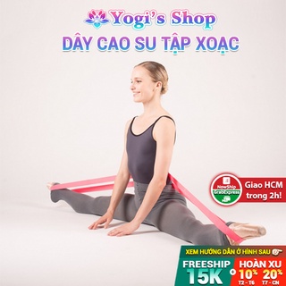 Dây Cao Su Kháng Lực Tập Xoạc DEFOE Fitness Bản Rộng 45mm, Có Túi Đựng