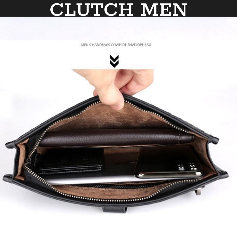 Ví cầm tay Nam clutch-BH 24tháng-GIÁ HUỶ DIỆT