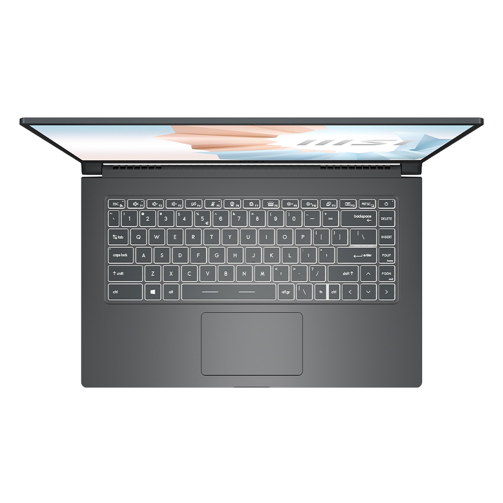 Laptop MSI Modern 15 A11MU i5 1155G7/8GB/512GB/15.6"F/Túi/Chuột/Win10//Xám - Hàng chính hãng