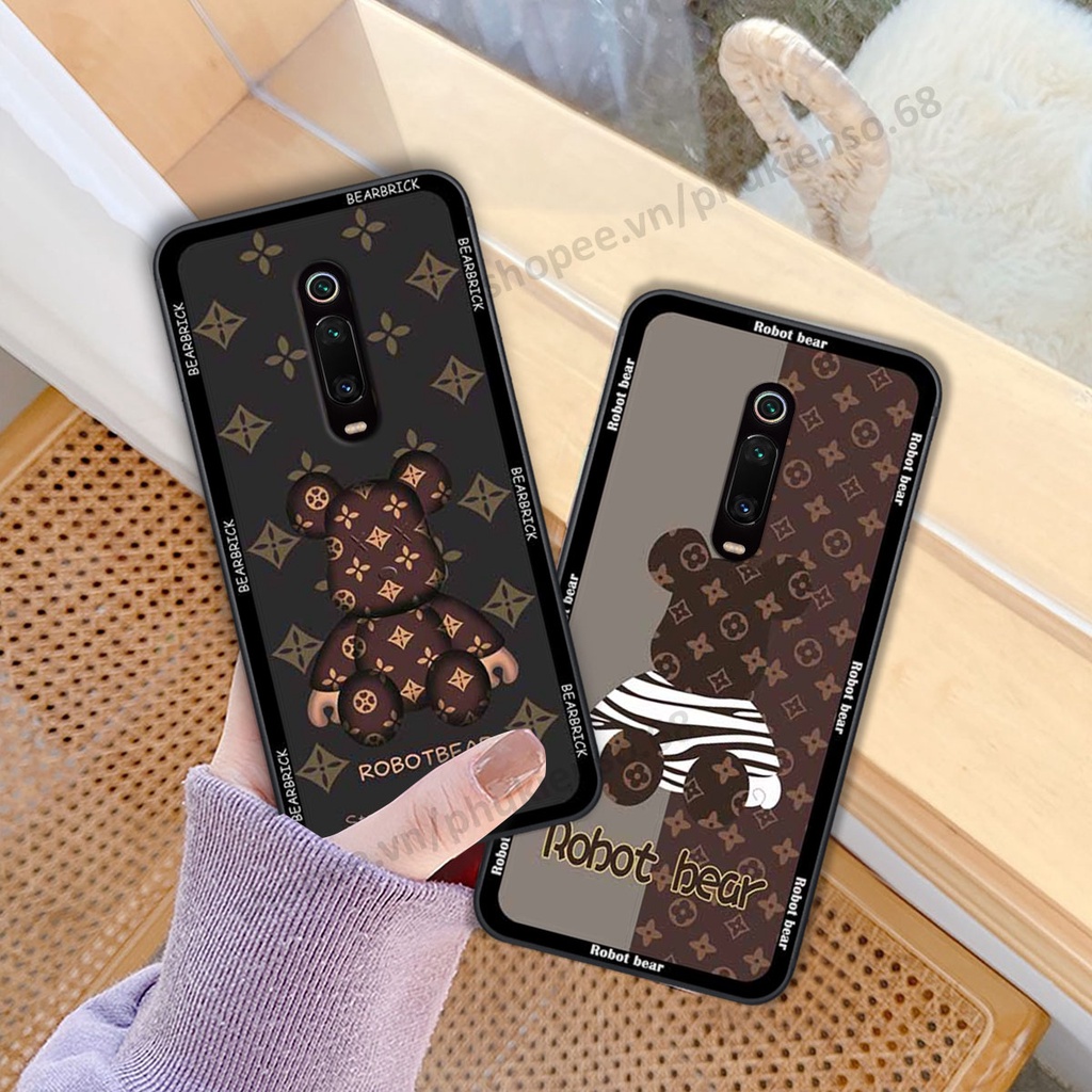 Ốp lưng điện thoại Xiaomi Redmi K20 in hình gấu bear, kaws, doremon thời trang, ốp lưng cao cấp chất lượng