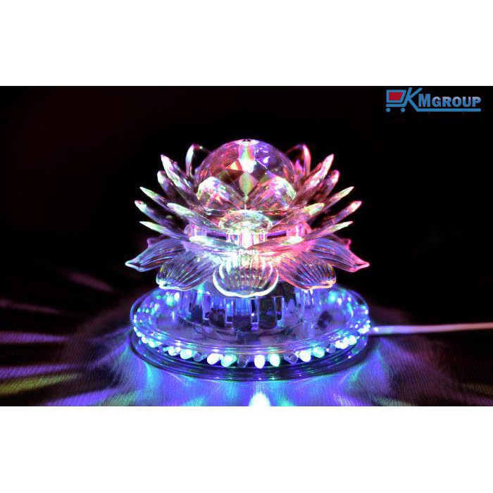 Đèn Led hoa sen xoay 360 độ 7 màu