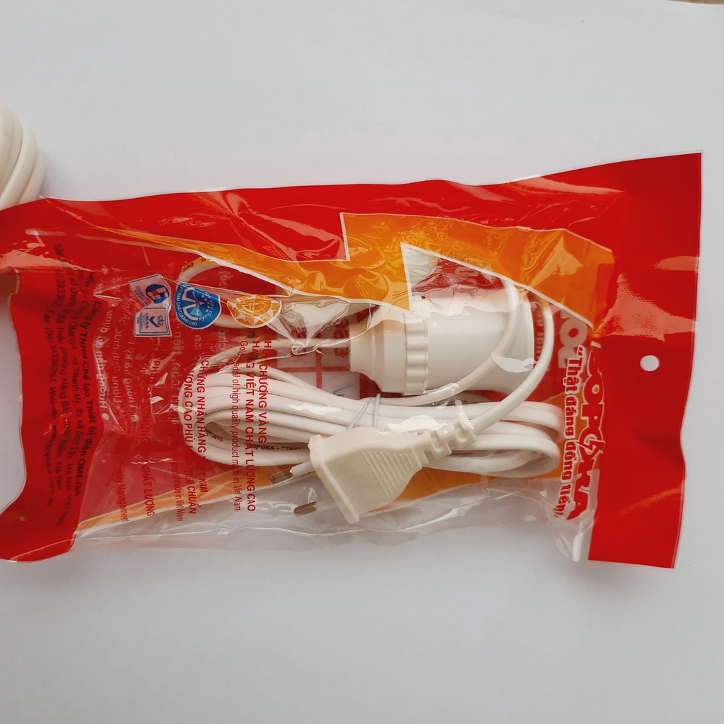 Dây nguồn Sopoka đấu sẵn công tắc, chui đèn