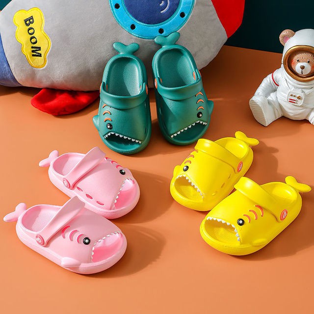 [RẺ VÔ ĐỊCH] [Tổng Kho Giá Sỉ] Dép Sục Cá Mập Baby Shark Bé Trai Bé Gái  Cho Chân Bé 13-18cm Ngộ Nghĩnh