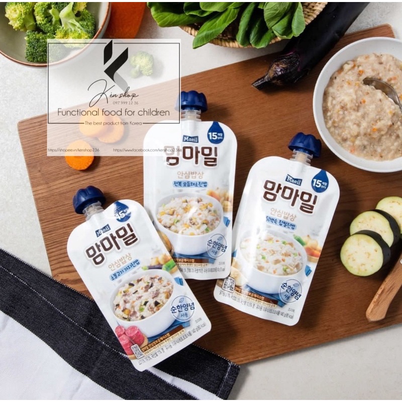 CHÁO ĂN LIỀN MAEIL cho bé