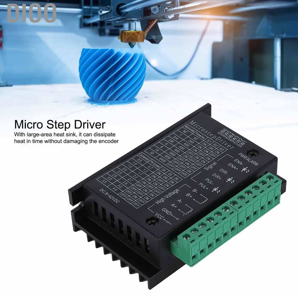 Dioo Micro Step Driver TB6600 CNC Controller Motor Encoder 3DPrinter Accessory 9-24V