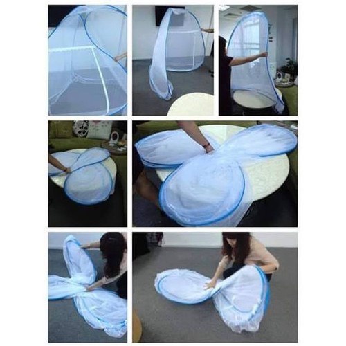 Màn Chụp Tự Động - Mùng Chụp Tự Bung 1m6- 1m8-2m Cao Cấp
