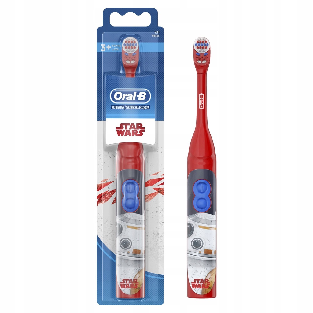 Bàn chải điện Oral-B StarWarS sử dụng pin sản phẩm được nhập khẩu và sử dụng tại Châu Âu - set chăm sóc rặng miệng sẵn