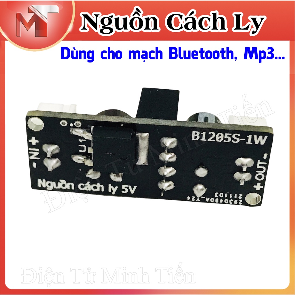 ✅ Module Cách ly chống nhiễu Bluetooth, Mp3 - B1205s 1W